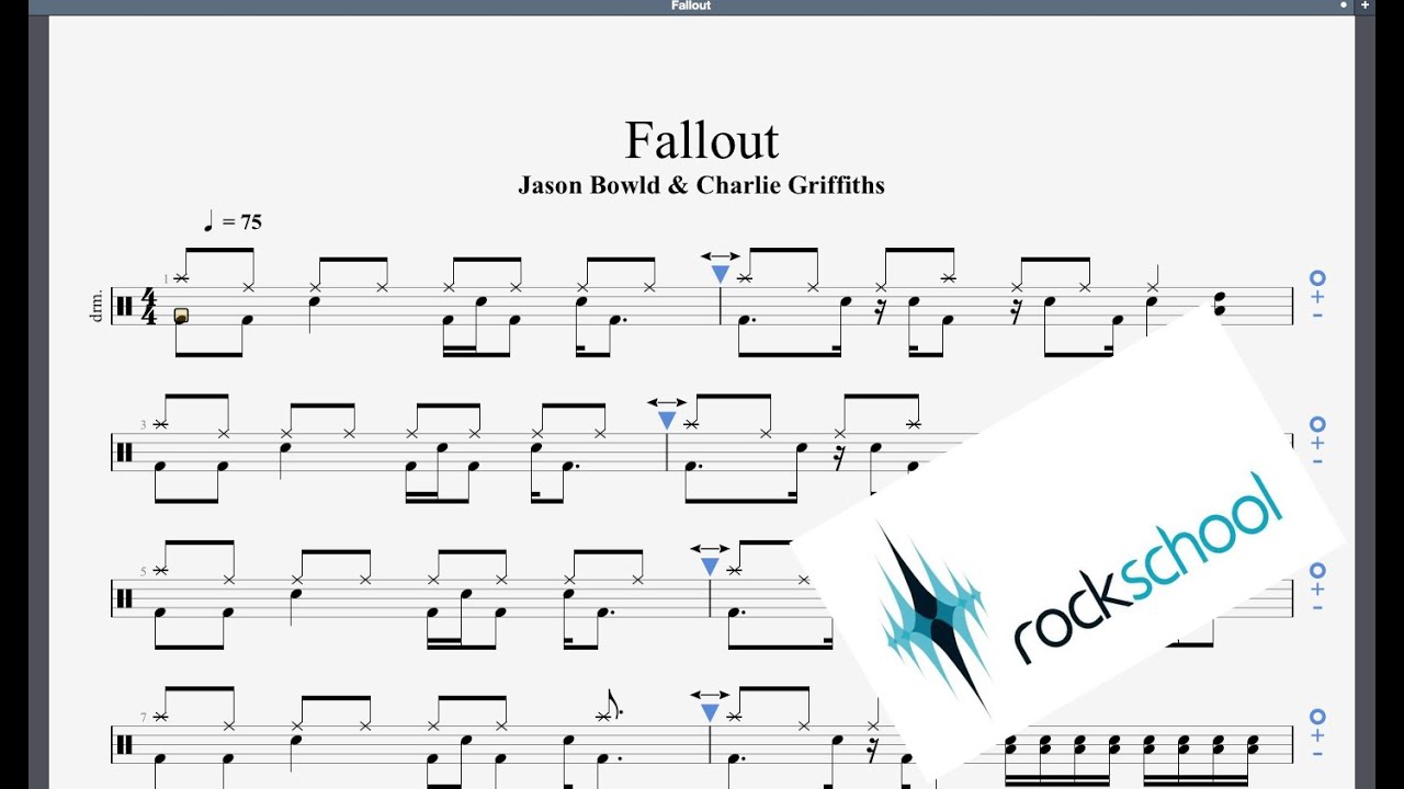 Fallout Rockschool Grade 3 Drums