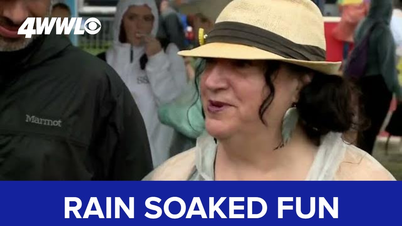 New Orleans Jazz Fest perseveres through the rain, storms