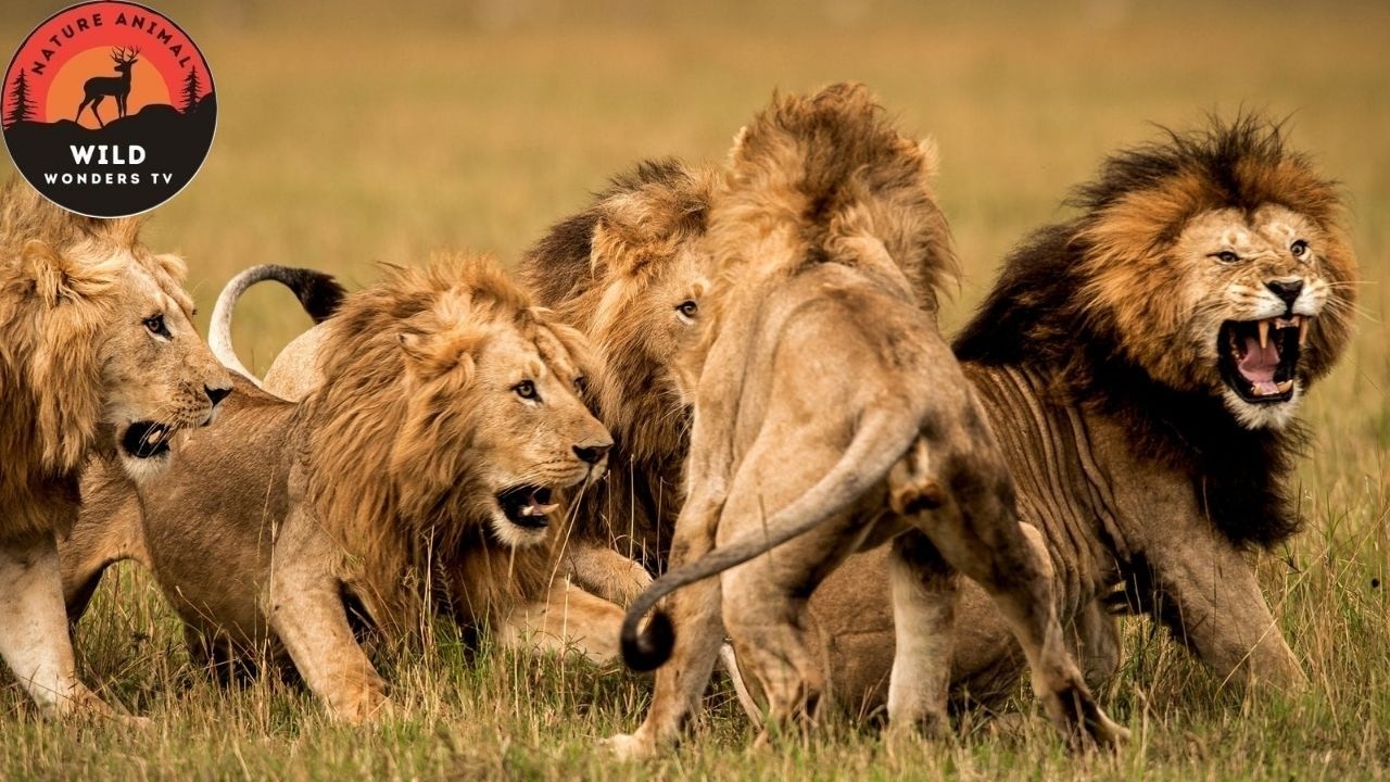 Notch y Scarface: Los Leones que Forjaron la Leyenda del Maasai Mara #animalessalvajes| Wild Wonders