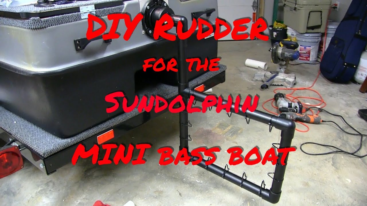 DIY rudder for the Sundolphin Sportsman