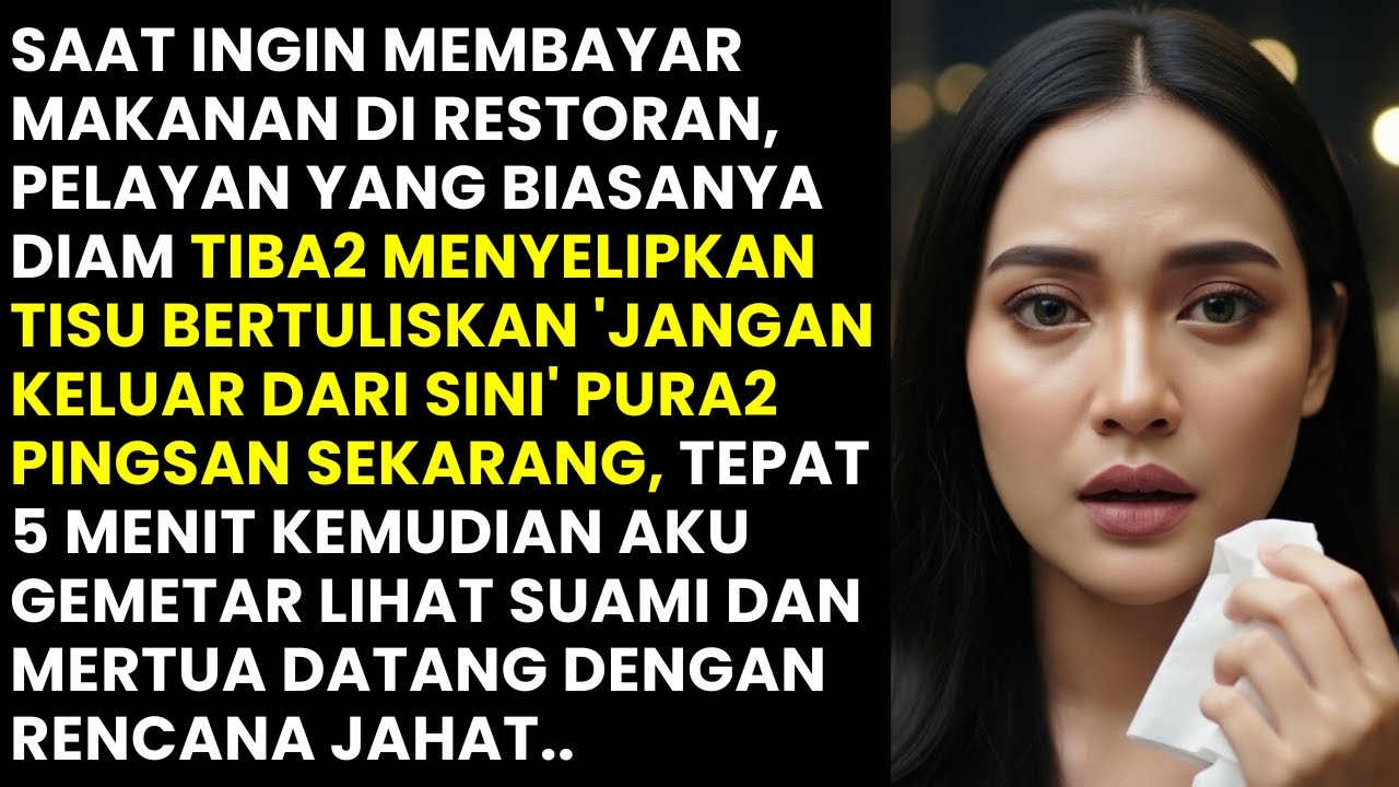 PELAYAN MINTA AKU PURA2 PINGSAN. RUPANYA DEMI MENCEGAH RENCANA JAHAT SUAMI & MERTUA YAITU..