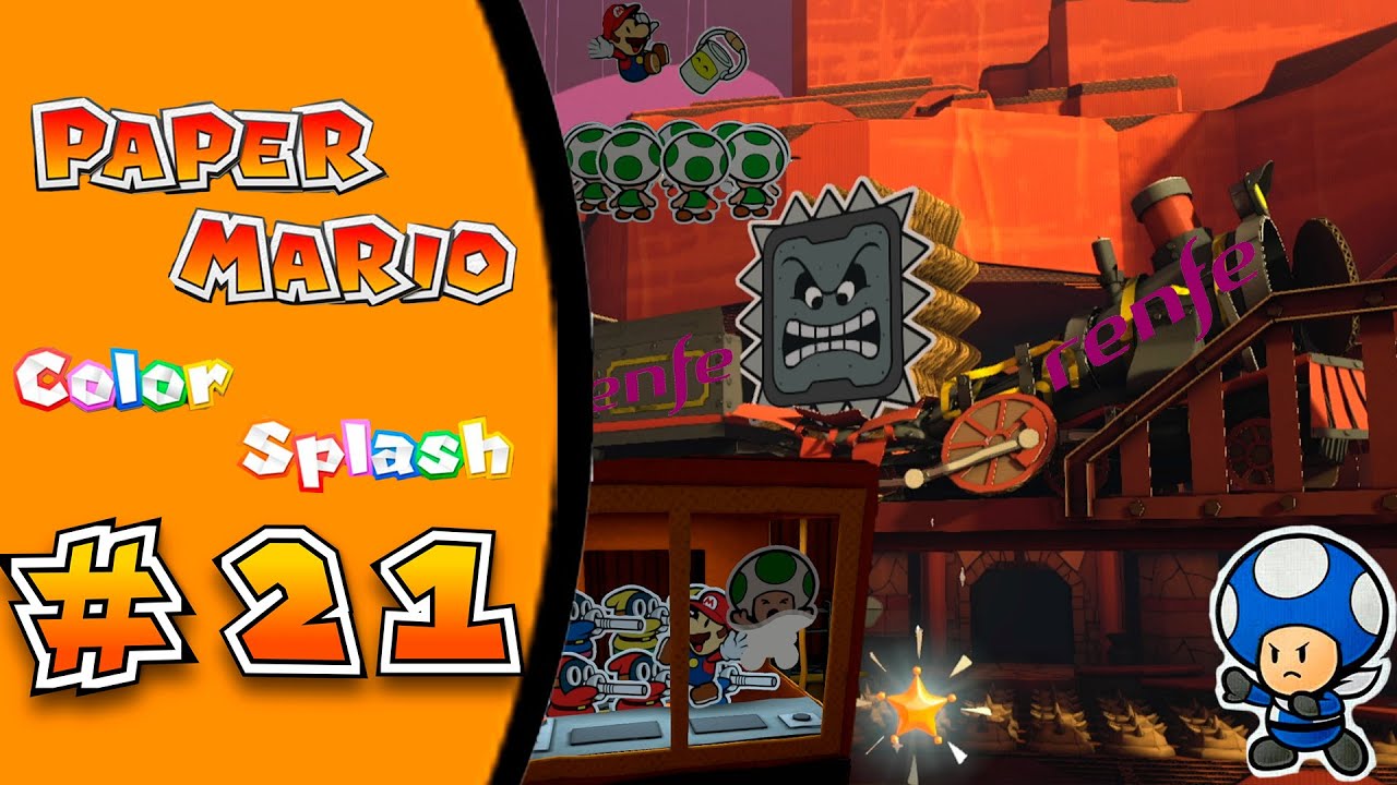 ¡Mario trabaja en Renfe! | Paper Mario Color Splash #21