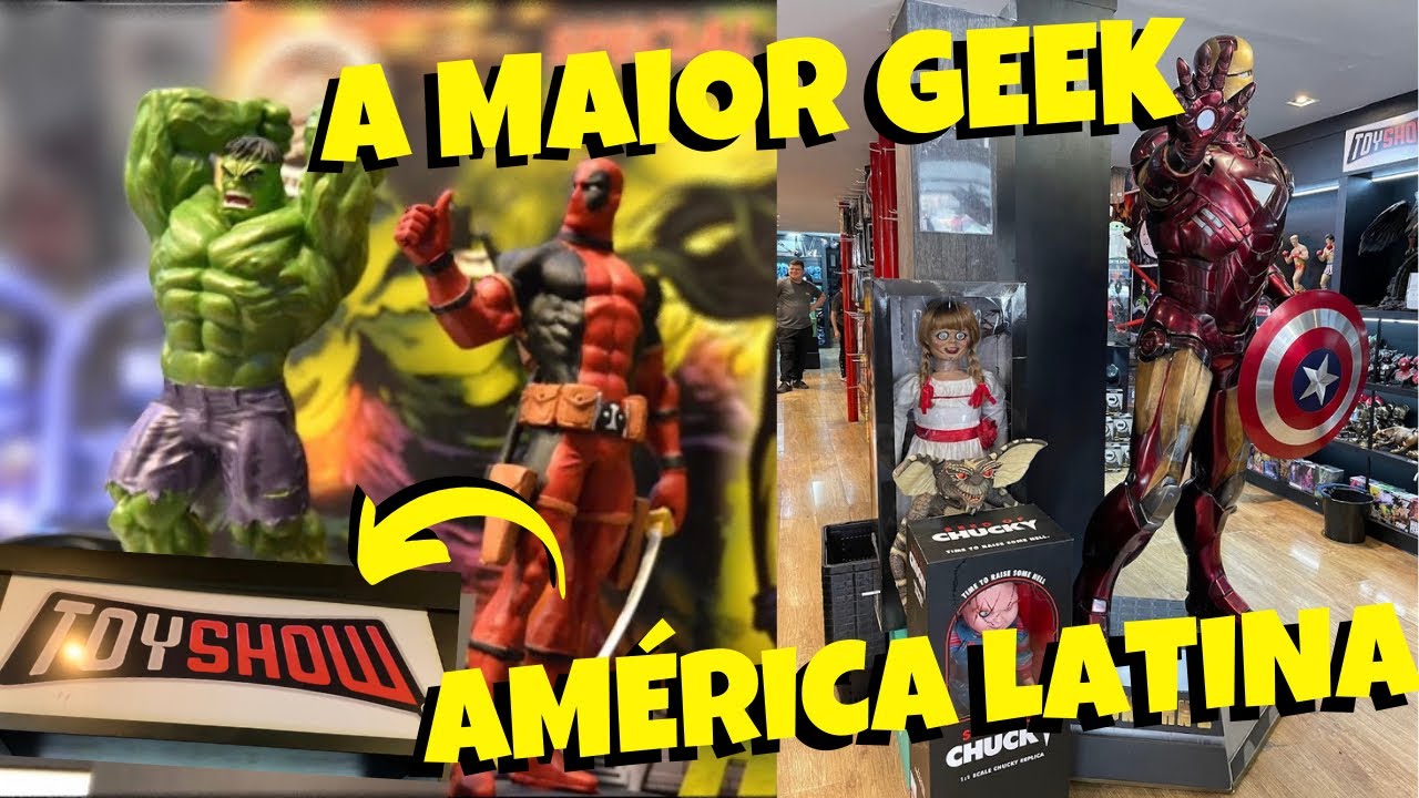 CA&Ccedil;ADA GAMER na TOYSHOW. Maior loja GEEK da Am&eacute;rica Latina. BRINQUEDOS e mais.