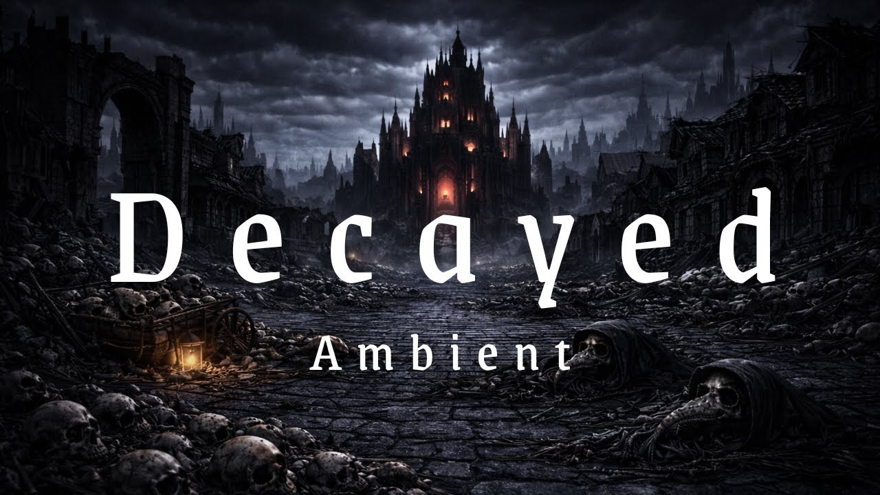 8 Hours – Decayed City Ambient | Dark Medieval Drone Atmosphere | Sleep & Deep Focus