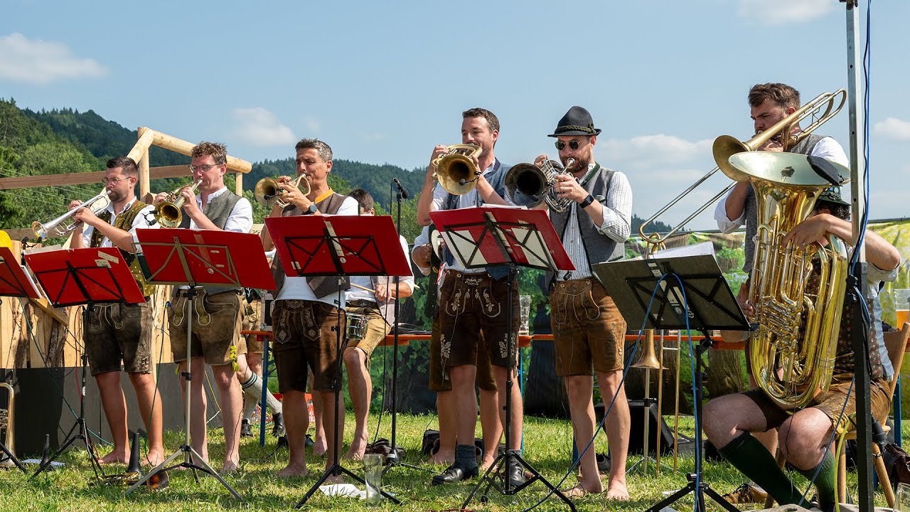 Allgaier Schlanzlmusi beim Musikfest Rohrdorf 2025
