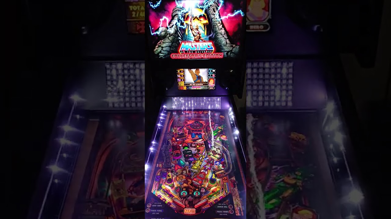 Masters of the Universe collectors edition motu future pinball #mastersoftheuniverse #pinball 