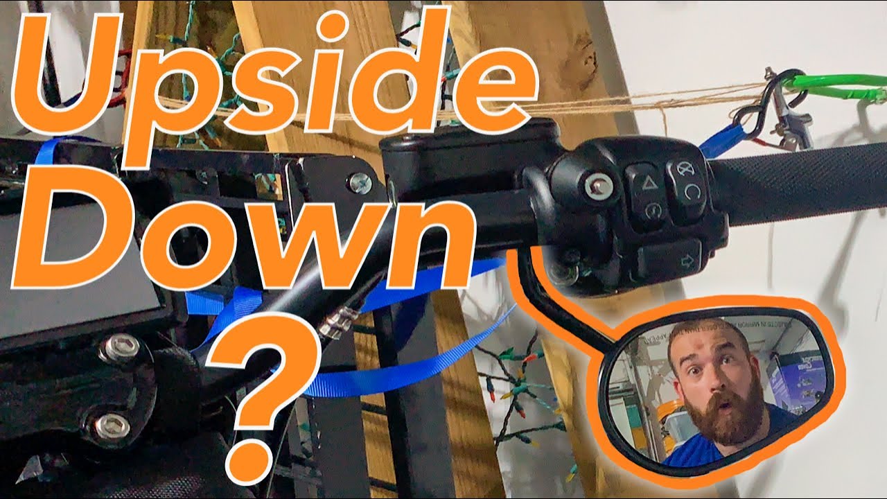 How to flip your mirrors down on a Harley Davidson Low Rider S (low rider build series ep19)