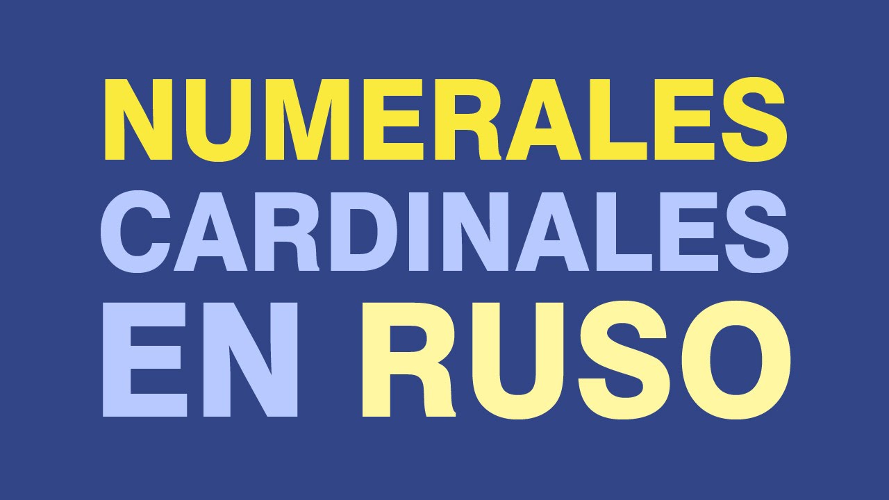 Numerales rusos