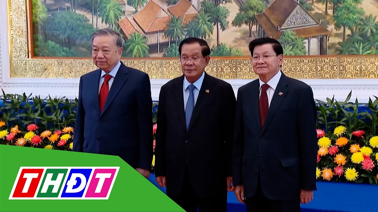 Cuộc gặp của lãnh đạo Đảng ba nước Việt Nam - Campuchia - Lào | THDT