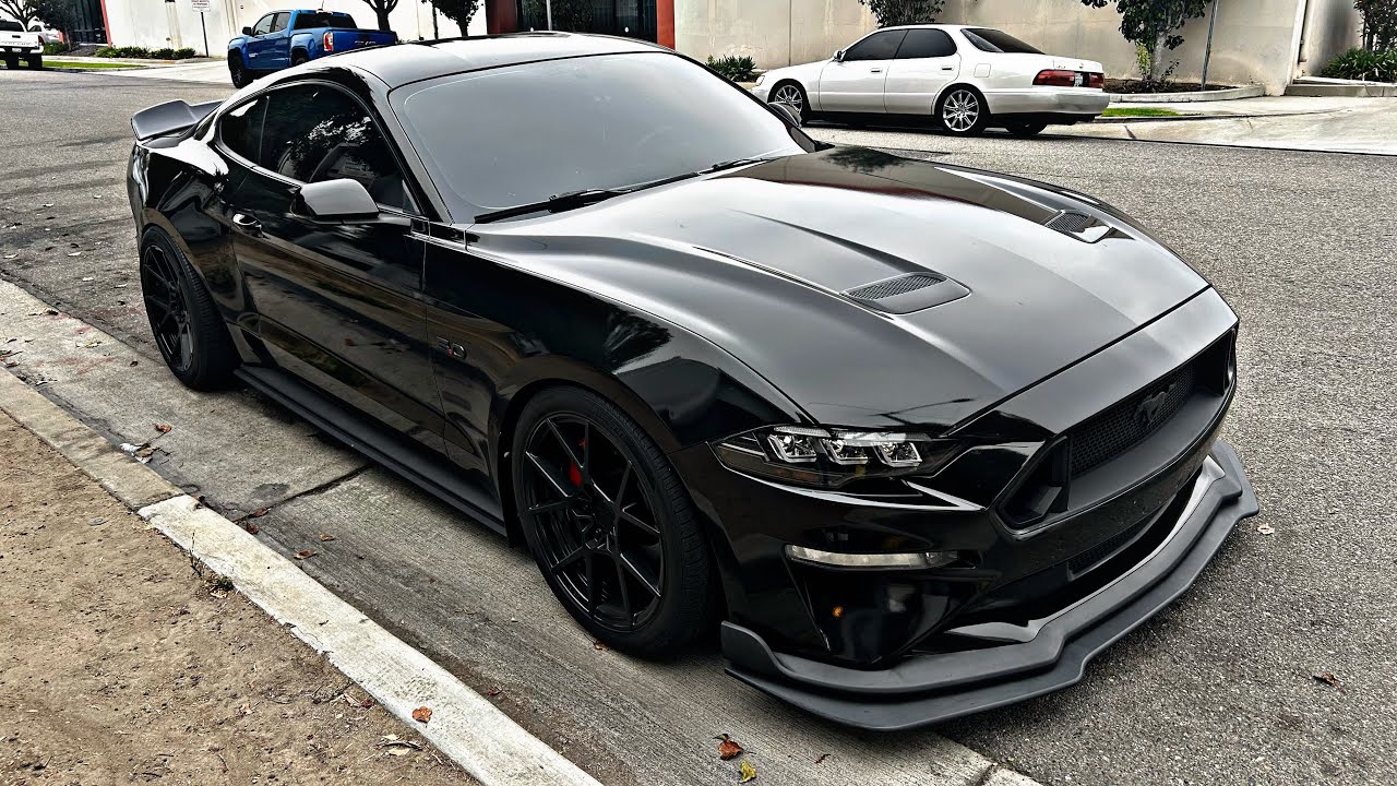 RUSHING TO MALL IN MY MURDERED OUT MUSTANG GT 5.0 | POV