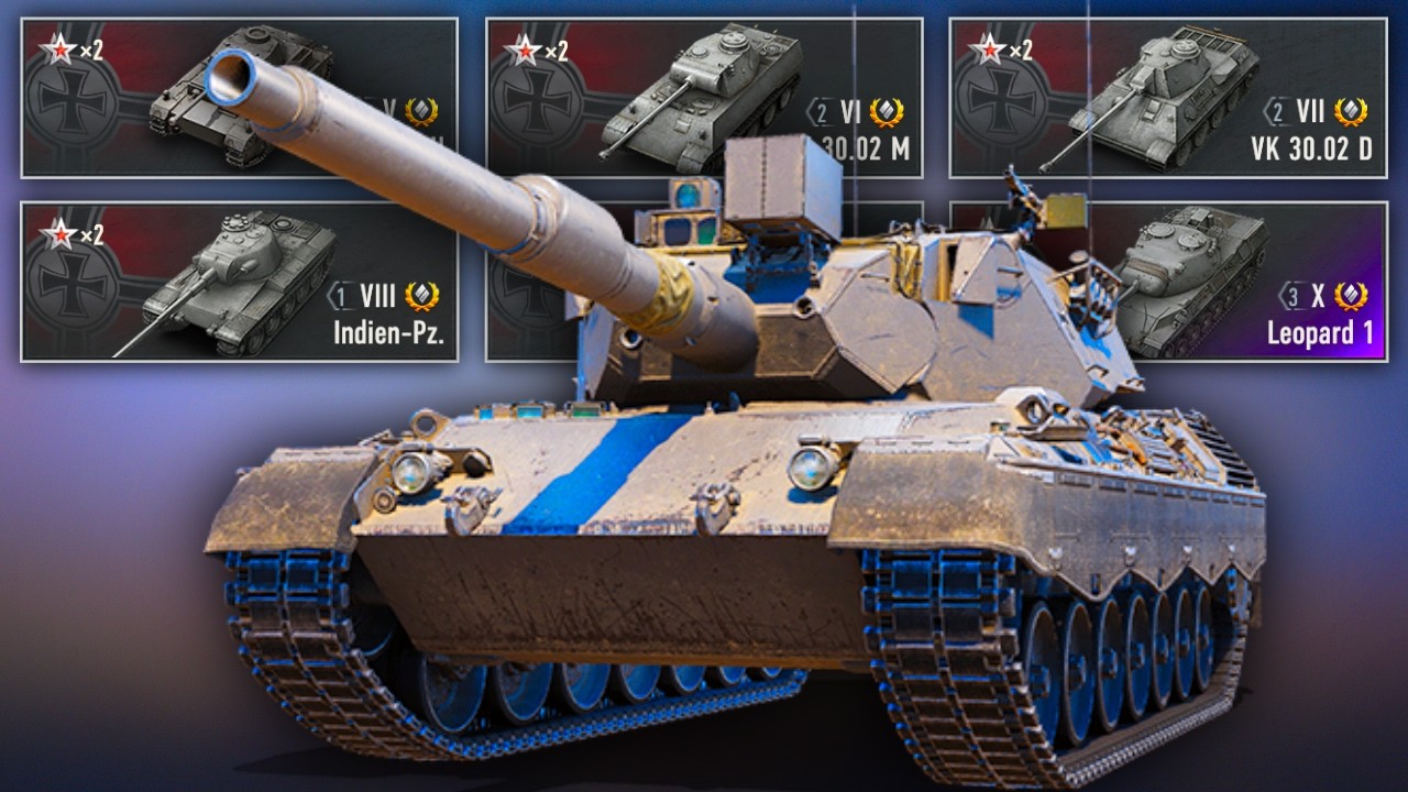 The Leopard 120 Tech Tree Showcase: STAY AT TIER 10!