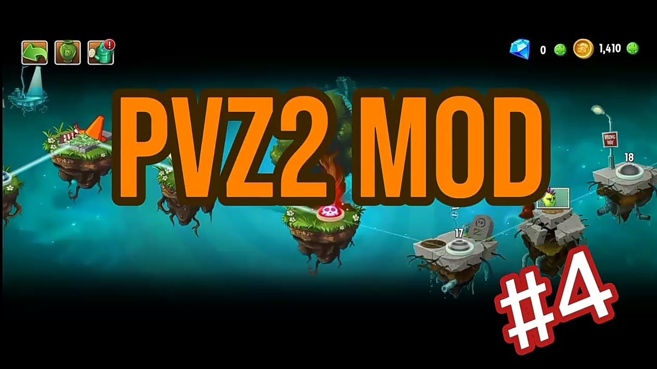 My Pvz2 Mod | Player's house challenges 1-5