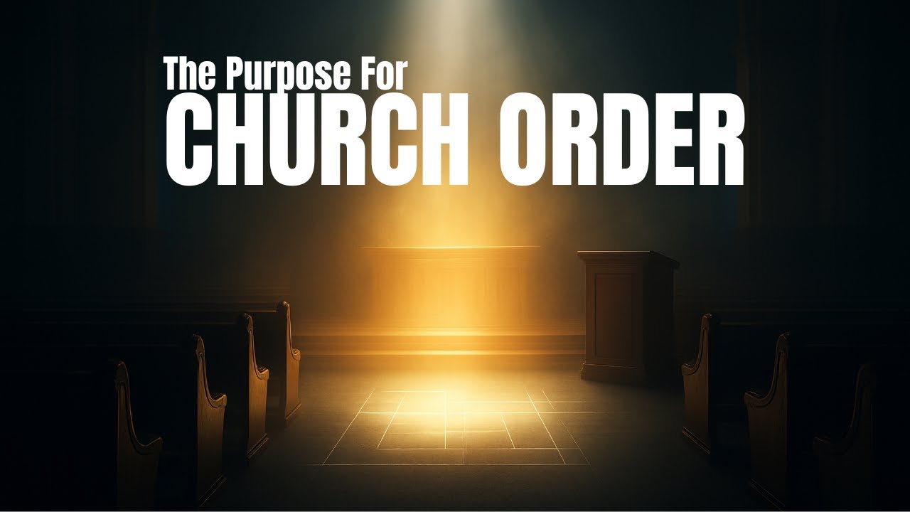 “The Purpose For Church Order”