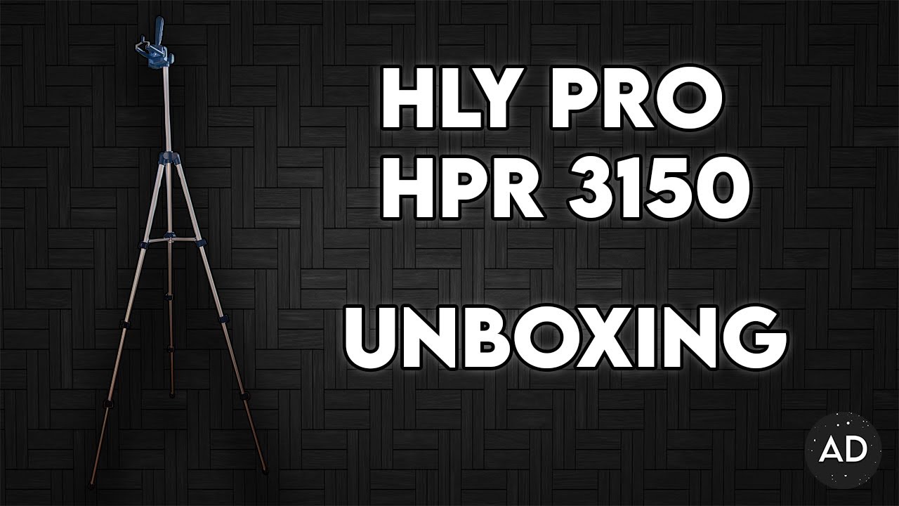 HLY PRO HPR 3150 Tripod - Kutu Açılımı