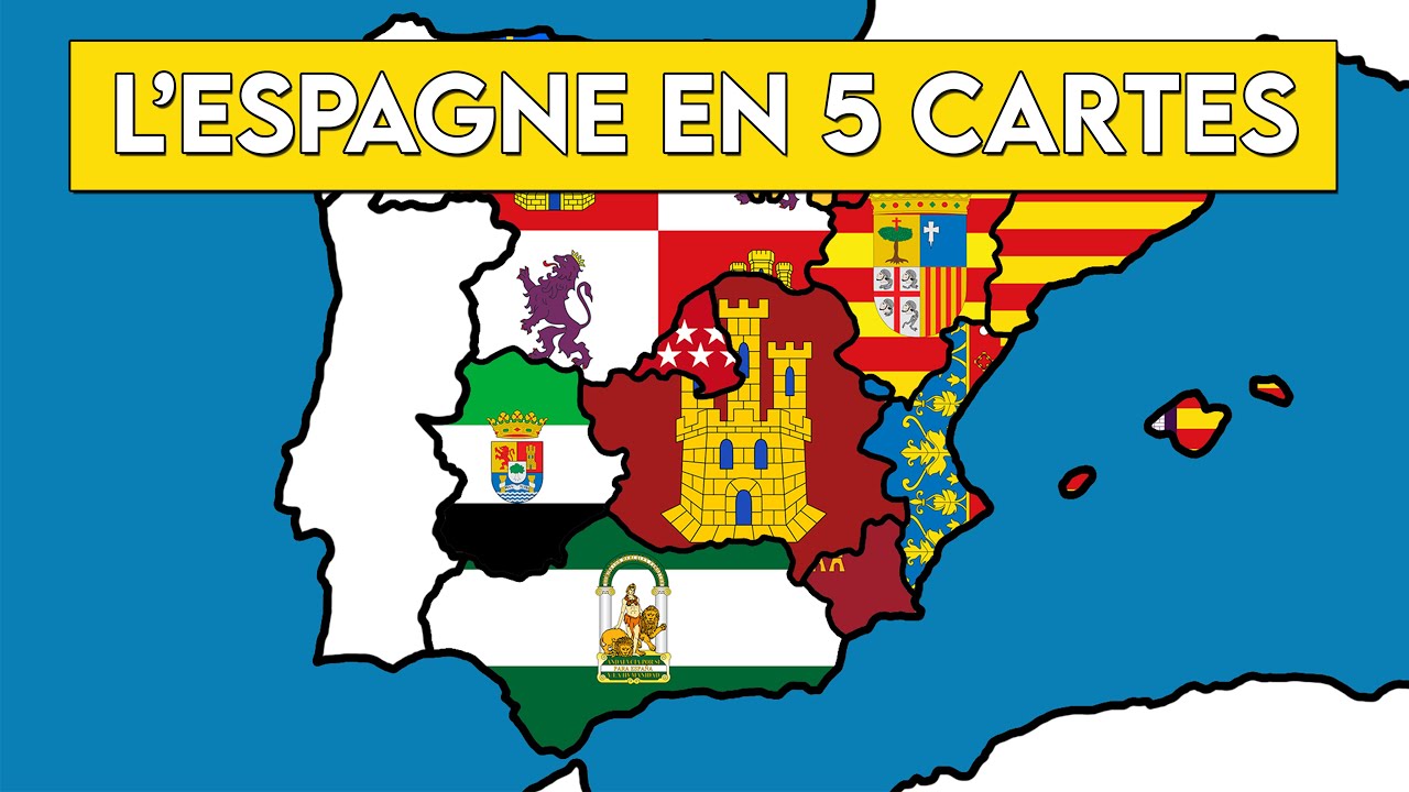 5 CARTES SUR L'ESPAGNE