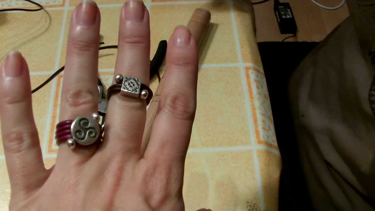 CÓMO HACER un ANILLO de CUERO