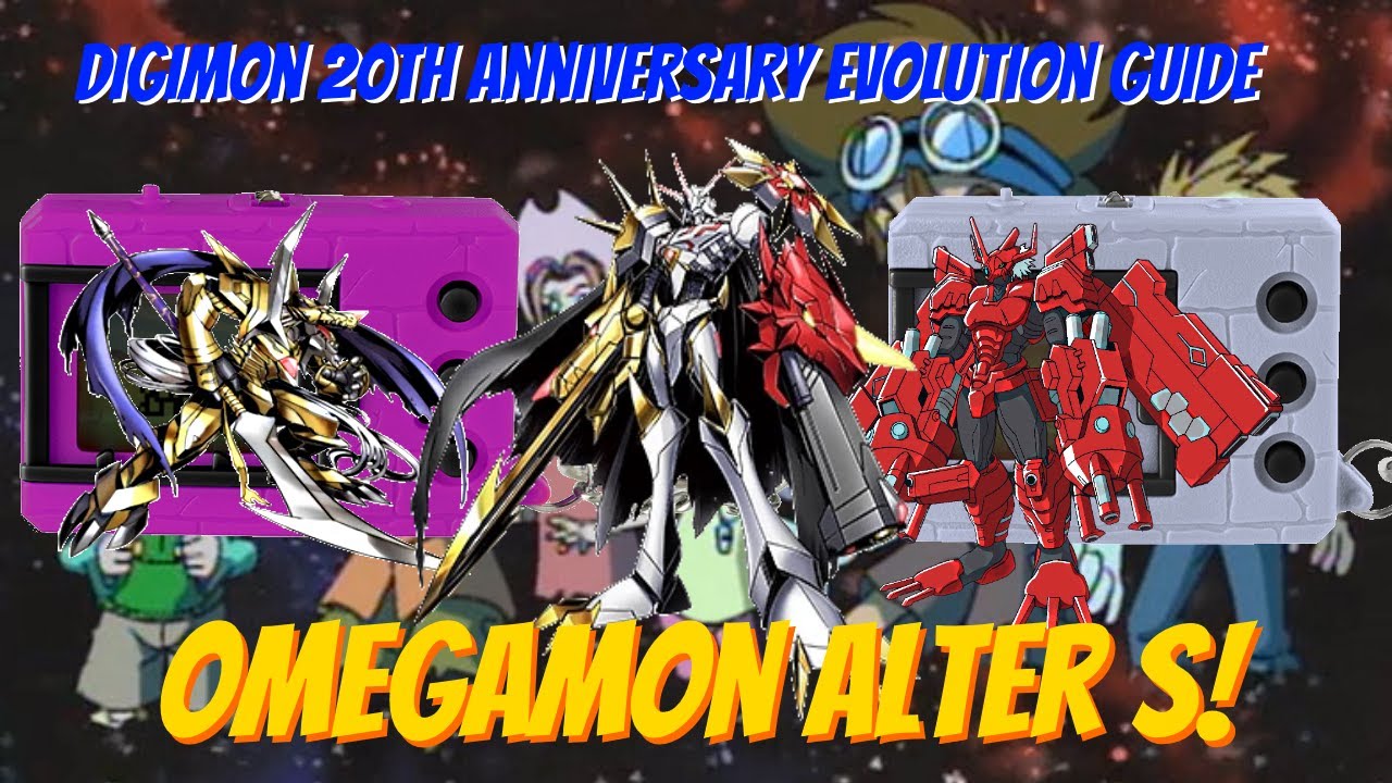 Omegamon Alter S Evolution Guide! | Digimon 20th Anniversary VPet