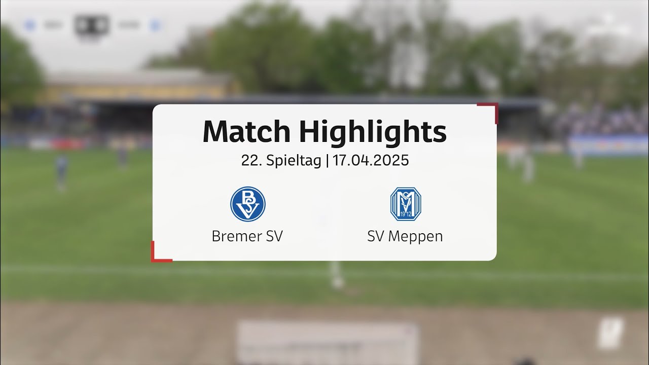 7-Tore Festival am Panzenberg | Regionalliga Nord 22. Spieltag