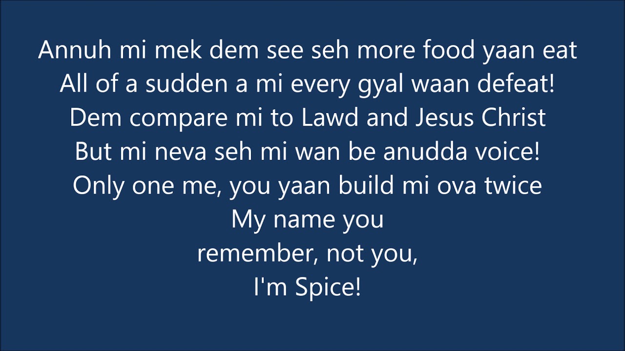 Spice - 02.20.2020 Lyrics