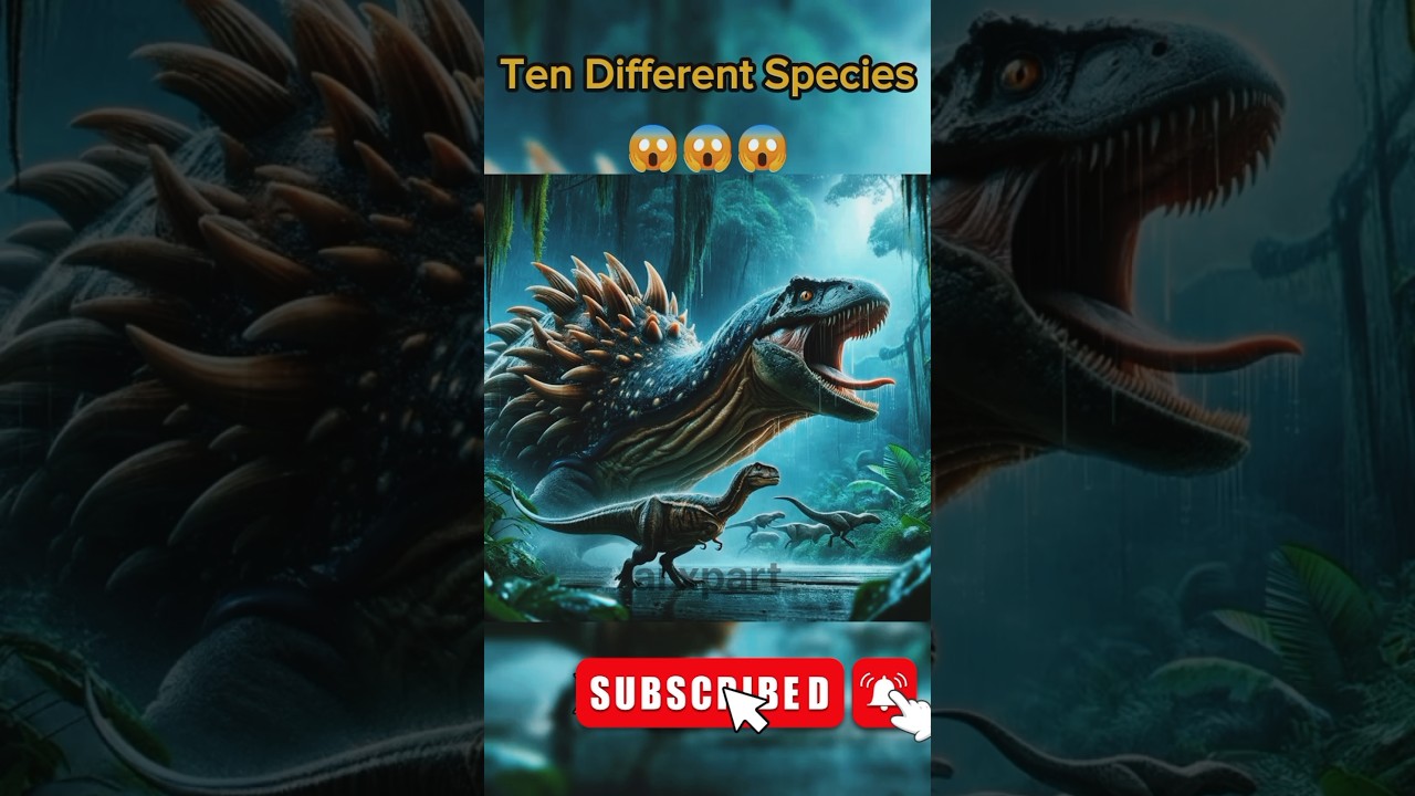 Ten Different species 😲😲😲😱😱😱 