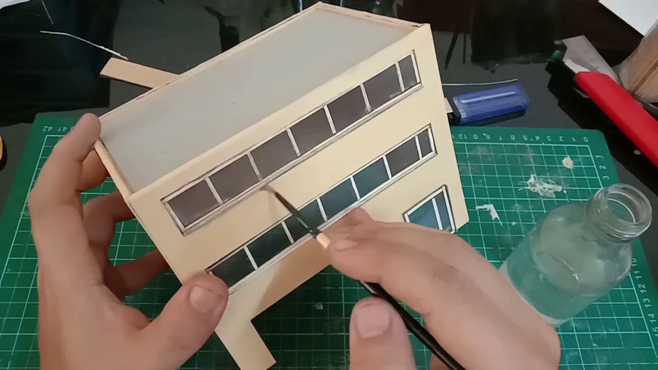 How To Make Building Miniature : 1/64 Diecast (Hotwheels)