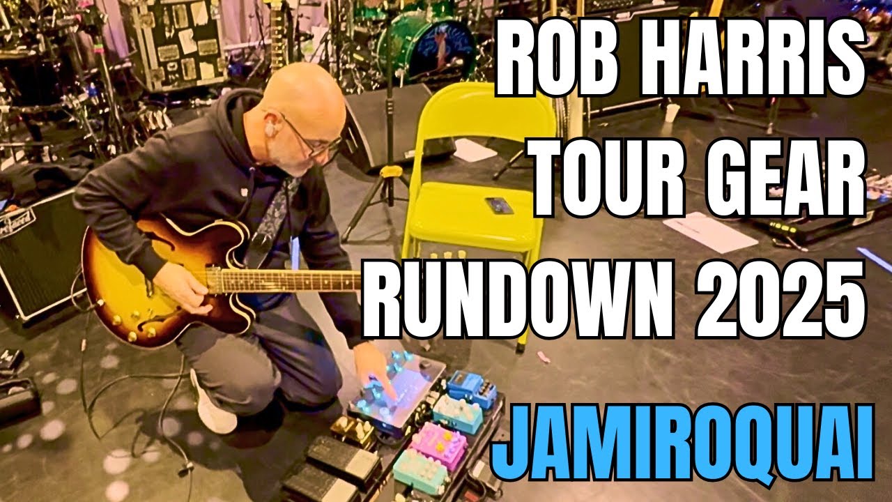 Обзор экипировки тура ROB HARRIS JAMIROQUAI 2025