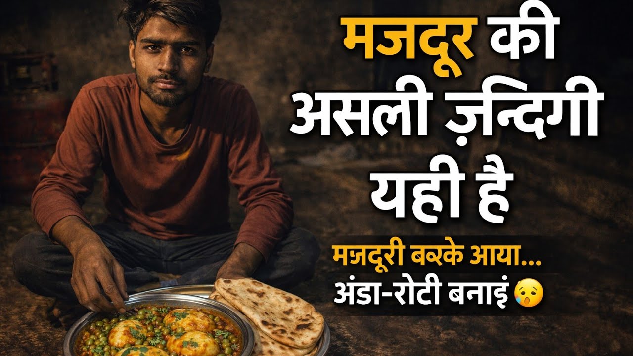 मजदूर की असली ज़िंदगी यही है 💔