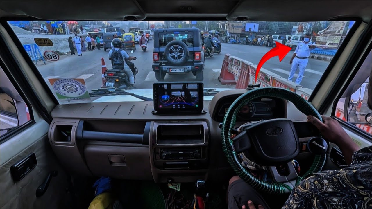 Mahindra Bolero 4x4 Pickup City Drive ASMR 4K View  