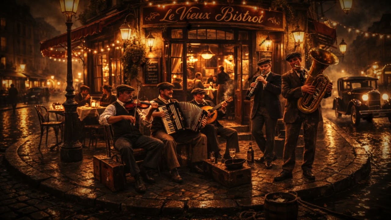 European Tango 1920s | Paris Cafe Lounge | Vintage Gramophone Sound