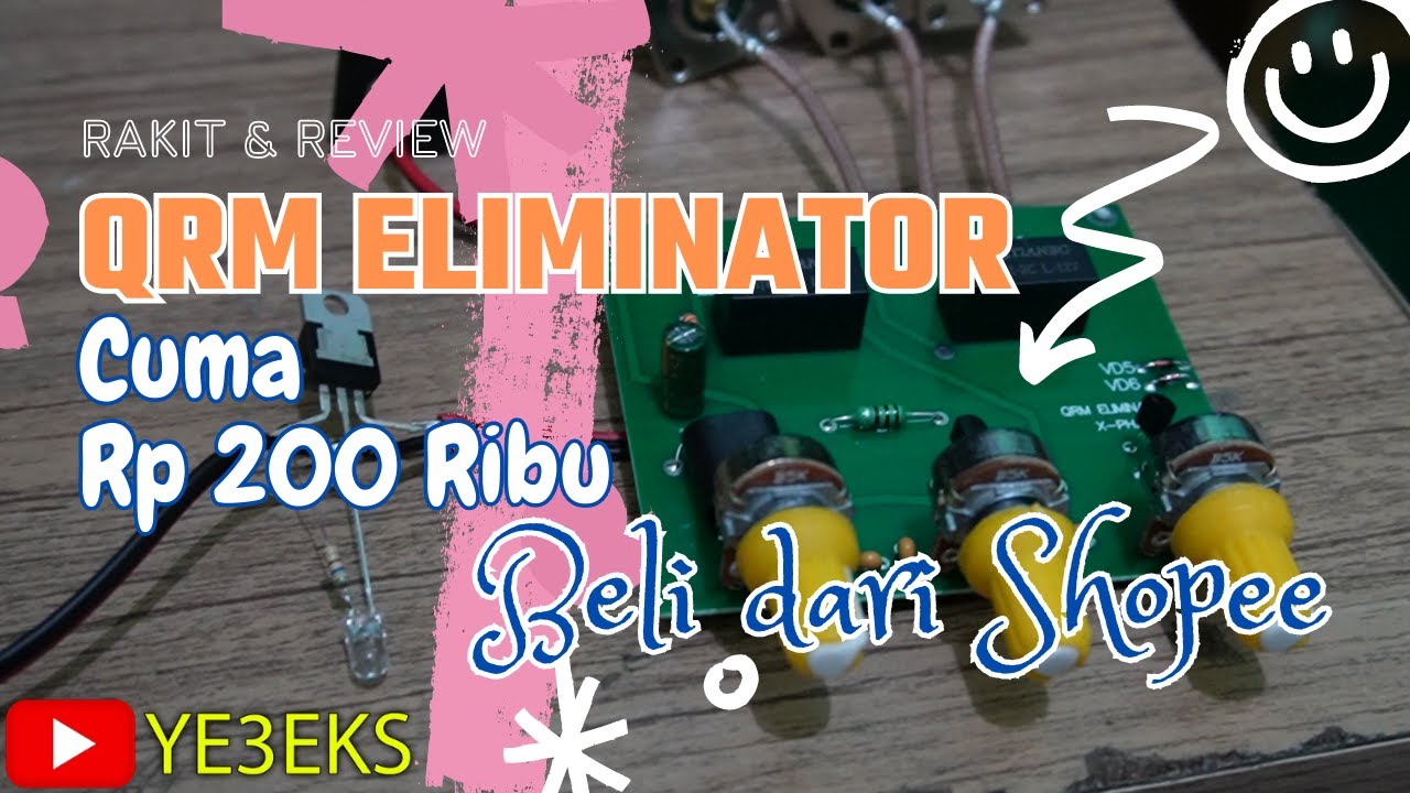 QRM Eliminator, Noise QRM Hilang, Cuma 200rb Beli dari Shopee