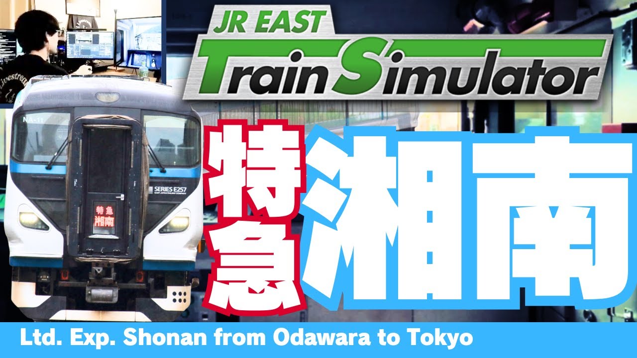 特急湘南東京行き E257系 JR東日本トレインシミュレータ JR EAST Train Simulator