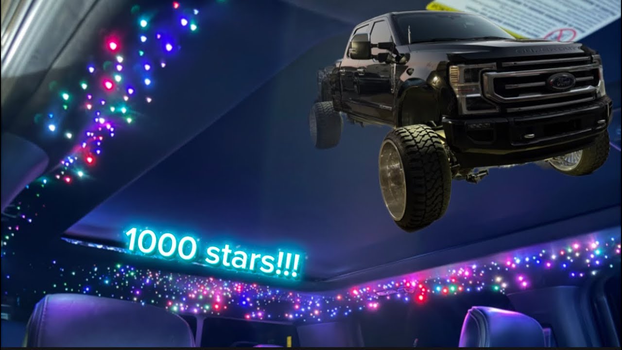 1000 peice starlight install in truck 