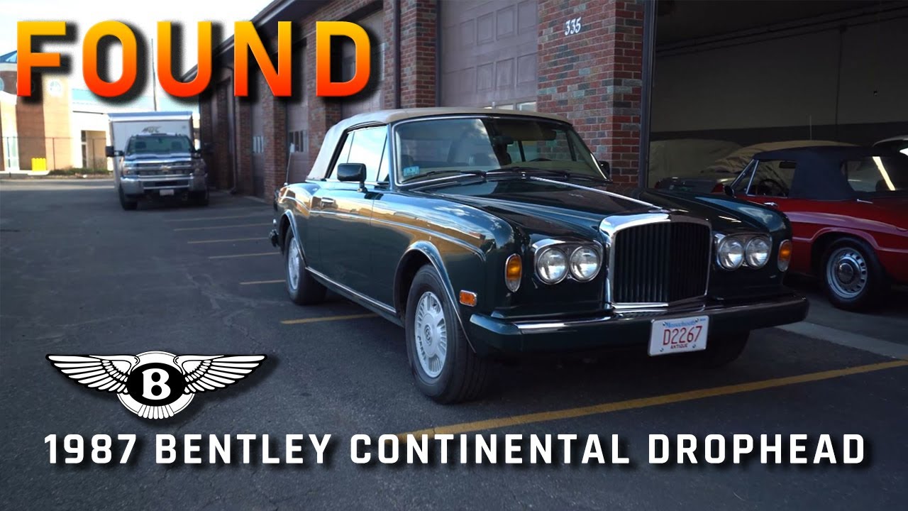 FOUND: RARE 1987 Bentley Continental Drophead | 4K