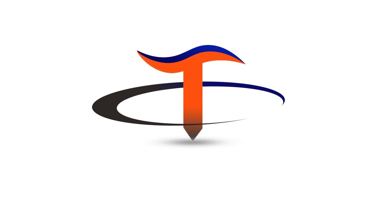 Photoshop Tutorial - T Letter Logo Design - Adobe Photoshop CC Tutorial