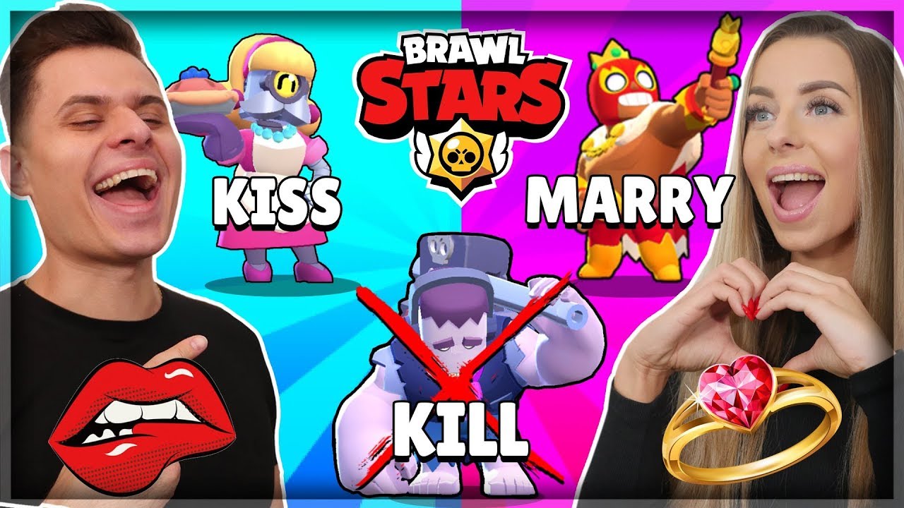 KISS 💋 MARRY 💍 KILL ❌  z Farellem w Brawl Stars!