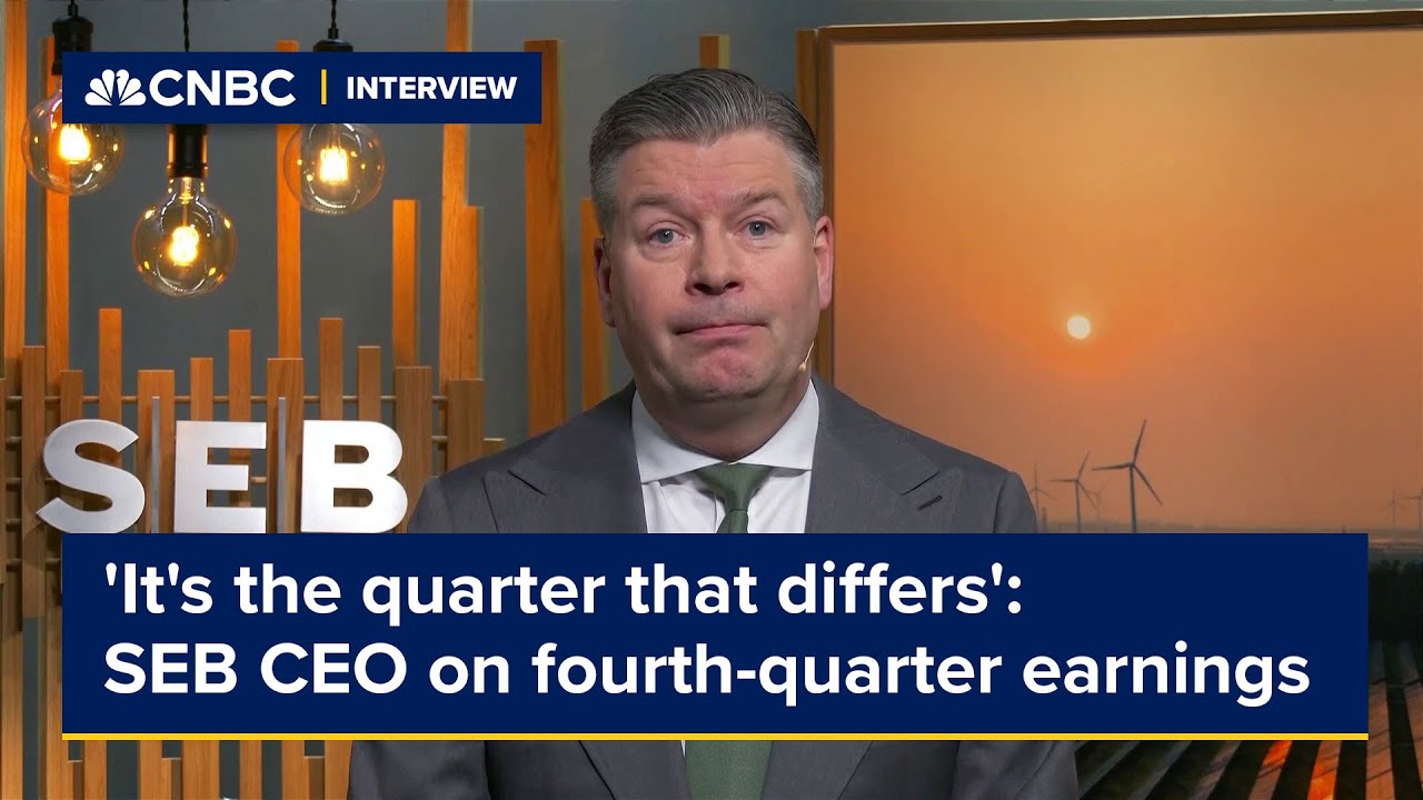 'It's the quarter that differs': SEB CEO on fourth-quarter earnings