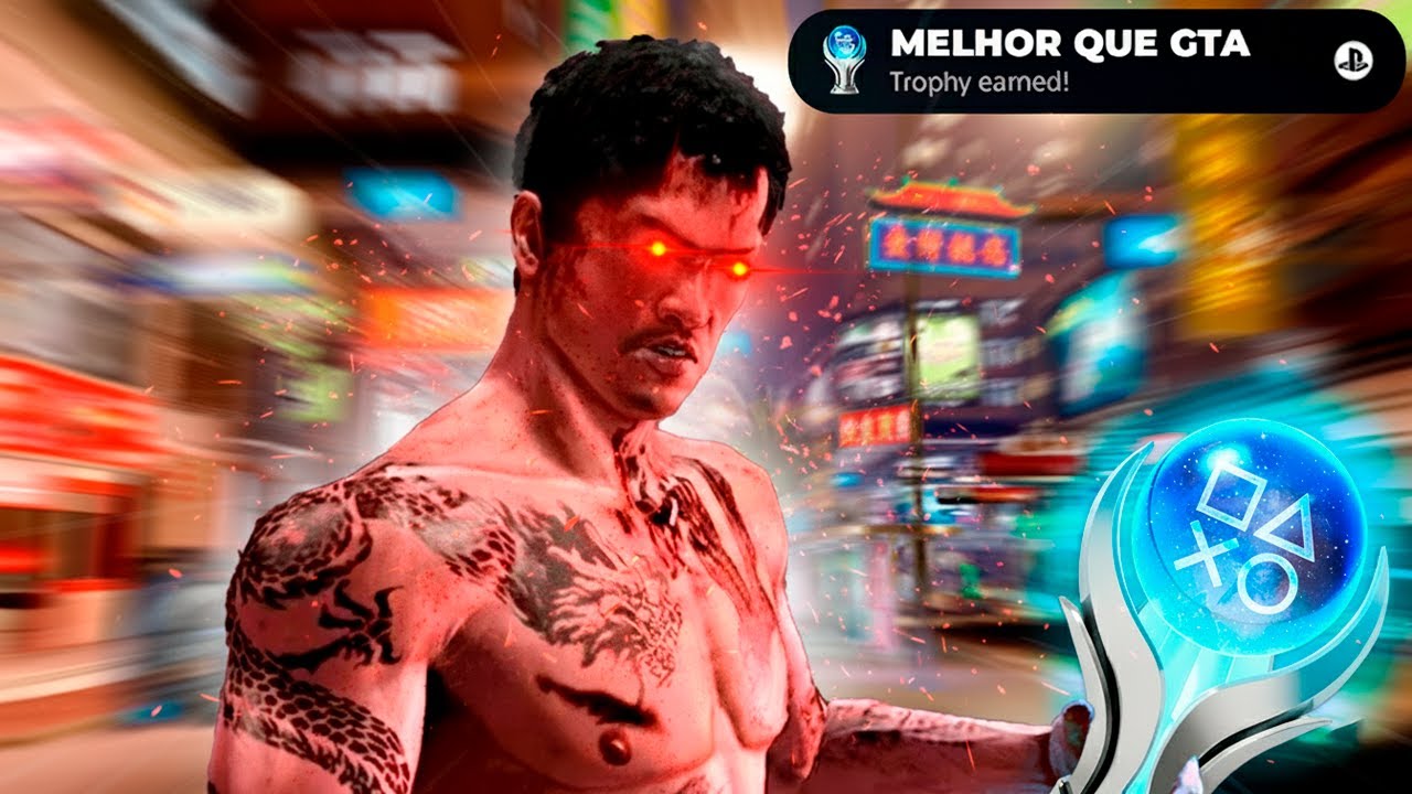 A PLATINA DO SLEEPING DOGS É INCRÍVEL