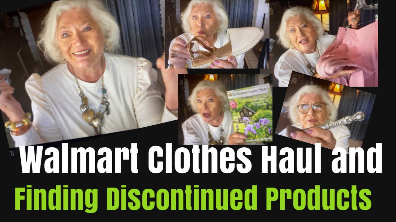 Walmart Clothes Haul and Finding Discontinued Beauty Products