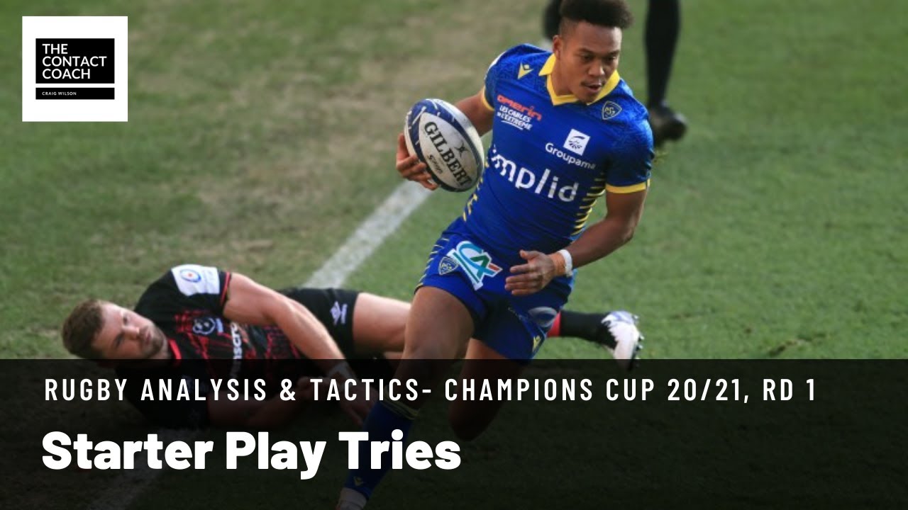 Rugby Analysis: Starter Play Tries ft. Clermont, Racing 92, Bristol and Ulster