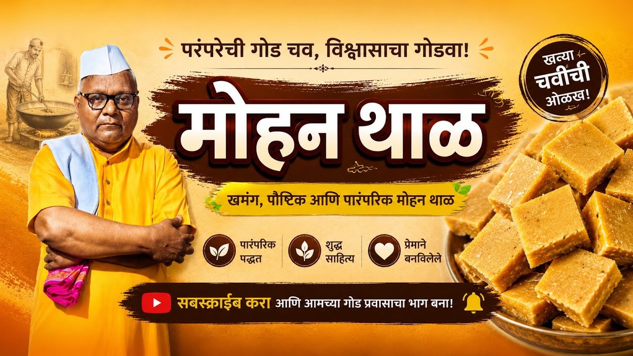 मोहन थाळ || mohanthal || आजच्या व्हिडिओमध्ये आपण तोंडात टाकताच विरघळणारी मोहन थाळ बनवणार आहोत 