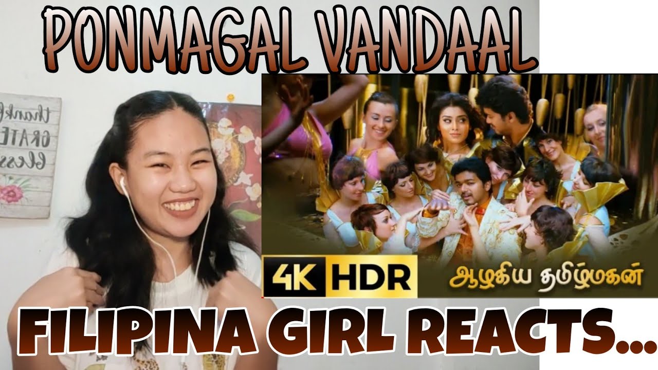 Azhagiya Tamil Magan Movie Songs | Ponmagal Vandaal Video Song Reaction | Vijay | Shriya | AR Rahman