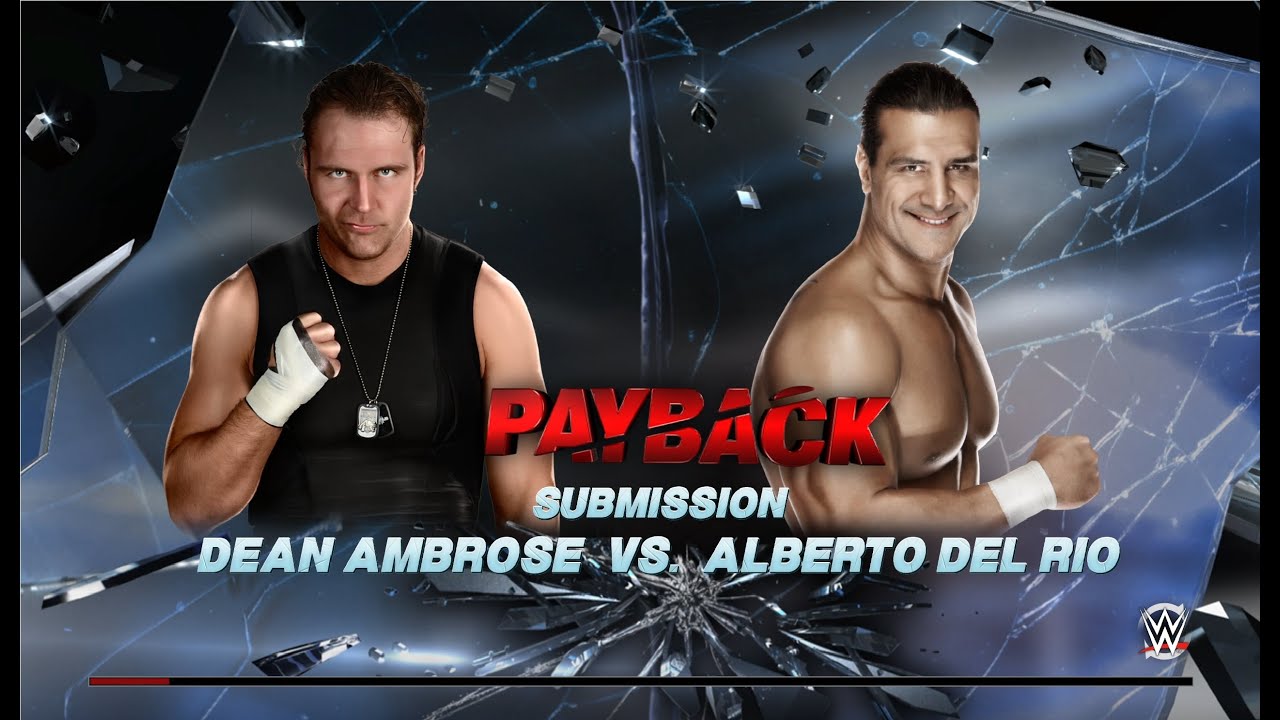 WWE 2k15 Личное первенство Submission седьмой раунд Dean Ambrose - Alberto Del Rio 11
