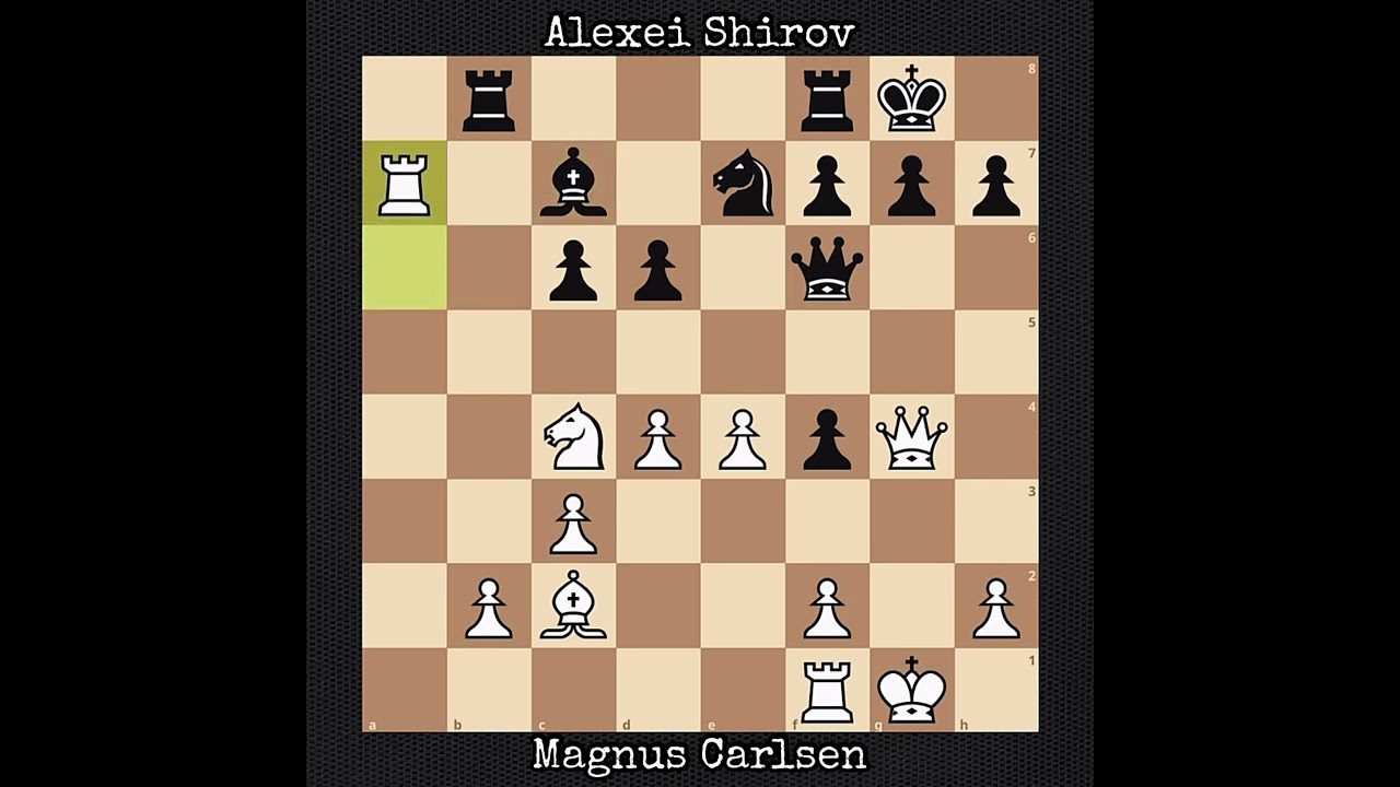 Magnus Carlsen vs Alexei Shirov | XXV SuperGM (2008)