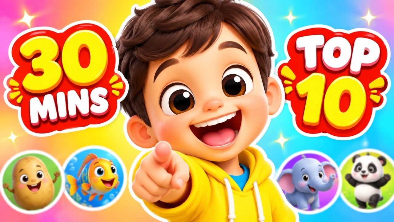 🎵 Nonstop Nursery Rhymes For Kids 🌈 30 Minutes of Fun! Hindi Rhymes for Kids