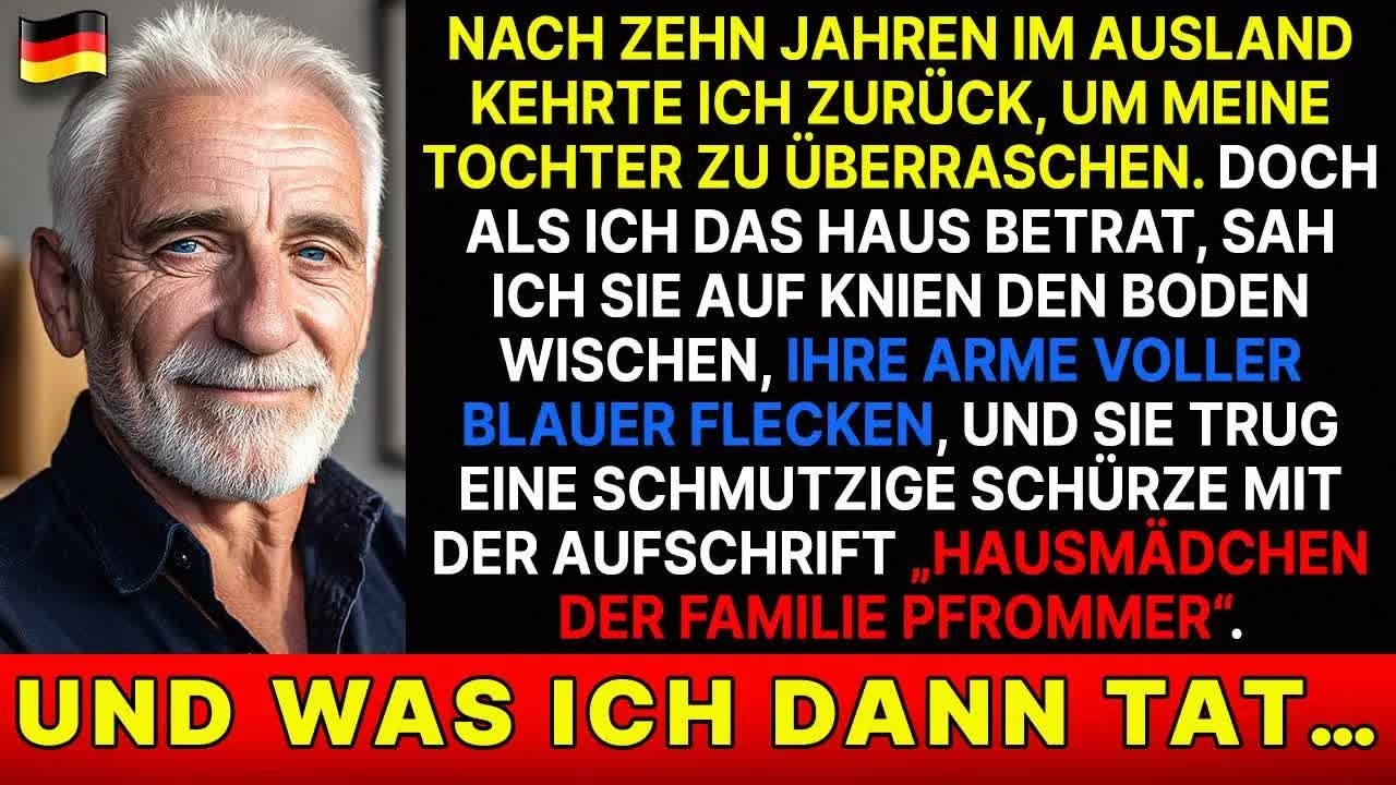 Nach 10 Jahren im Ausland kehrte ich heim — und meine Tochter arbeitete als Magd in ihrem Haus
