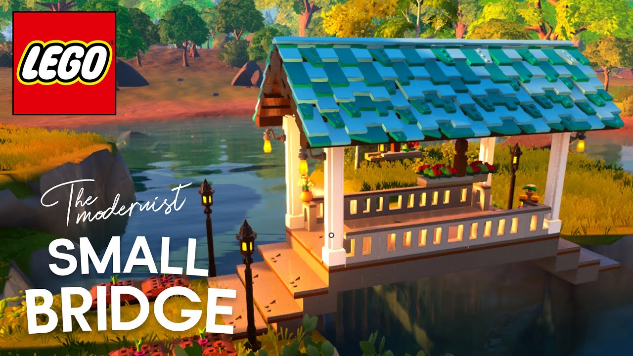 How To Build a Small Bridge in Fortnite Lego!