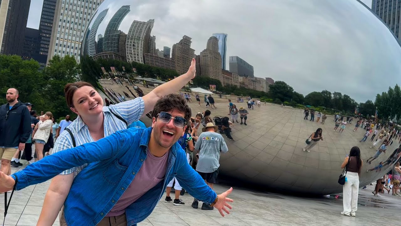DENNIS'S 30TH BIRTHDAY (DAY 2) Going To The Bean & Art Institute And Eating Deep Dish Chicago Pizza!