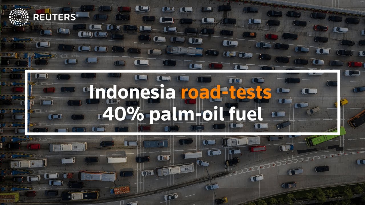 Indonesia launches road tests for biodiesel with 40% palm oil