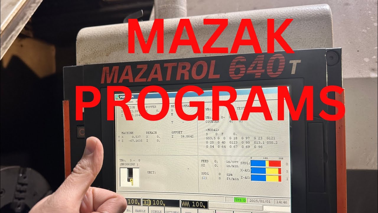 How to put programs in and out of Mazak lathe with emulator