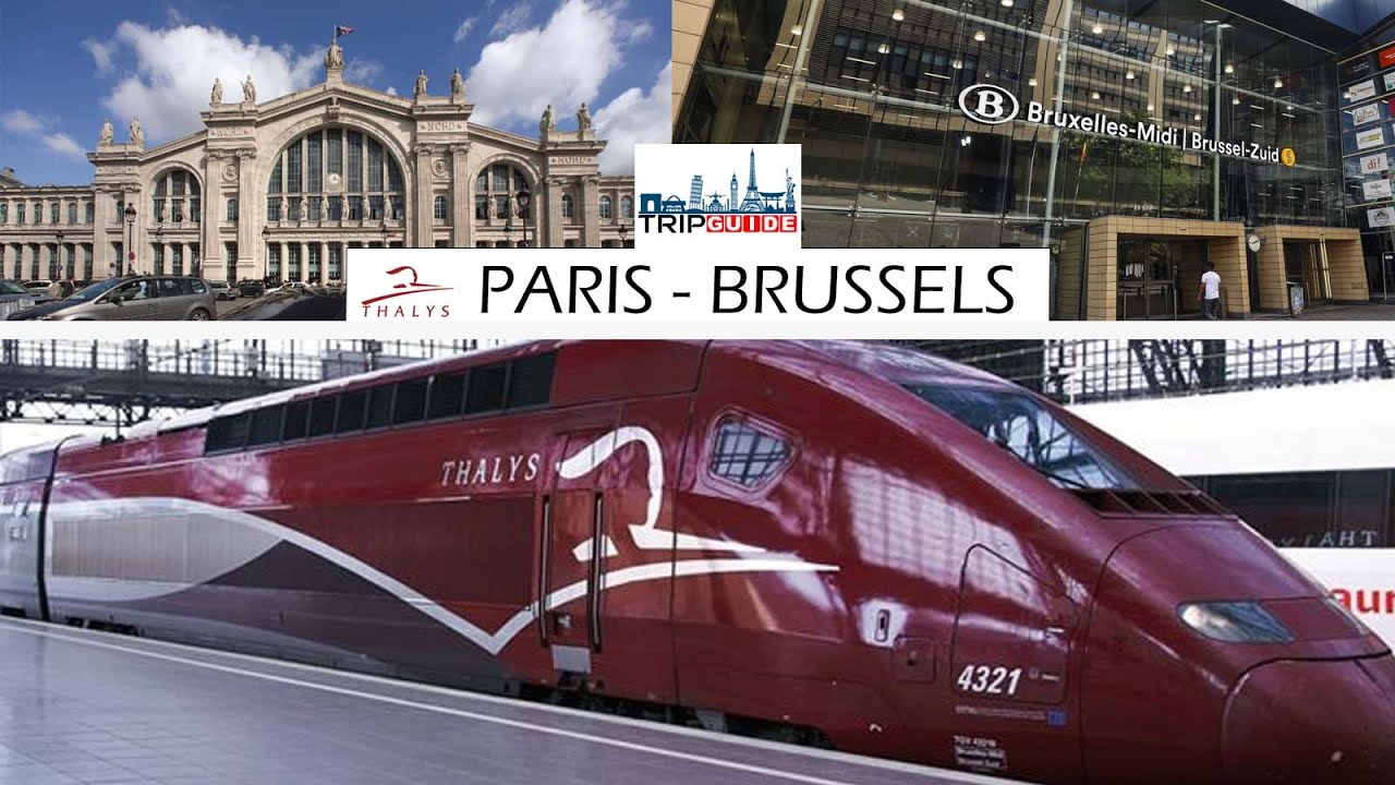 Paris to Brussels in second Class 4K | Trip Guide |  en deuxième classe